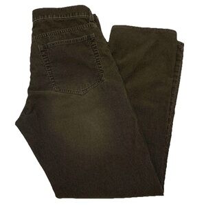 J.Crew Corduroy Pants Straight Leg Dark Brown Cotton Casual Mens Size 32